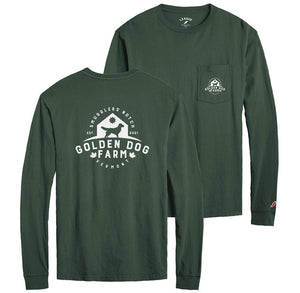 Golden Dog Farm Long Sleeve Pocket Tee