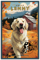 Golden Dog Farm Stickers