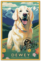Golden Dog Farm Stickers