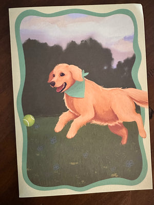 Golden Dog Farm Pop-Up Greeting Card x LovePop