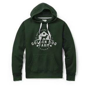 Golden Dog Farm Men's Long Sleeve Hooded Sweatshirt