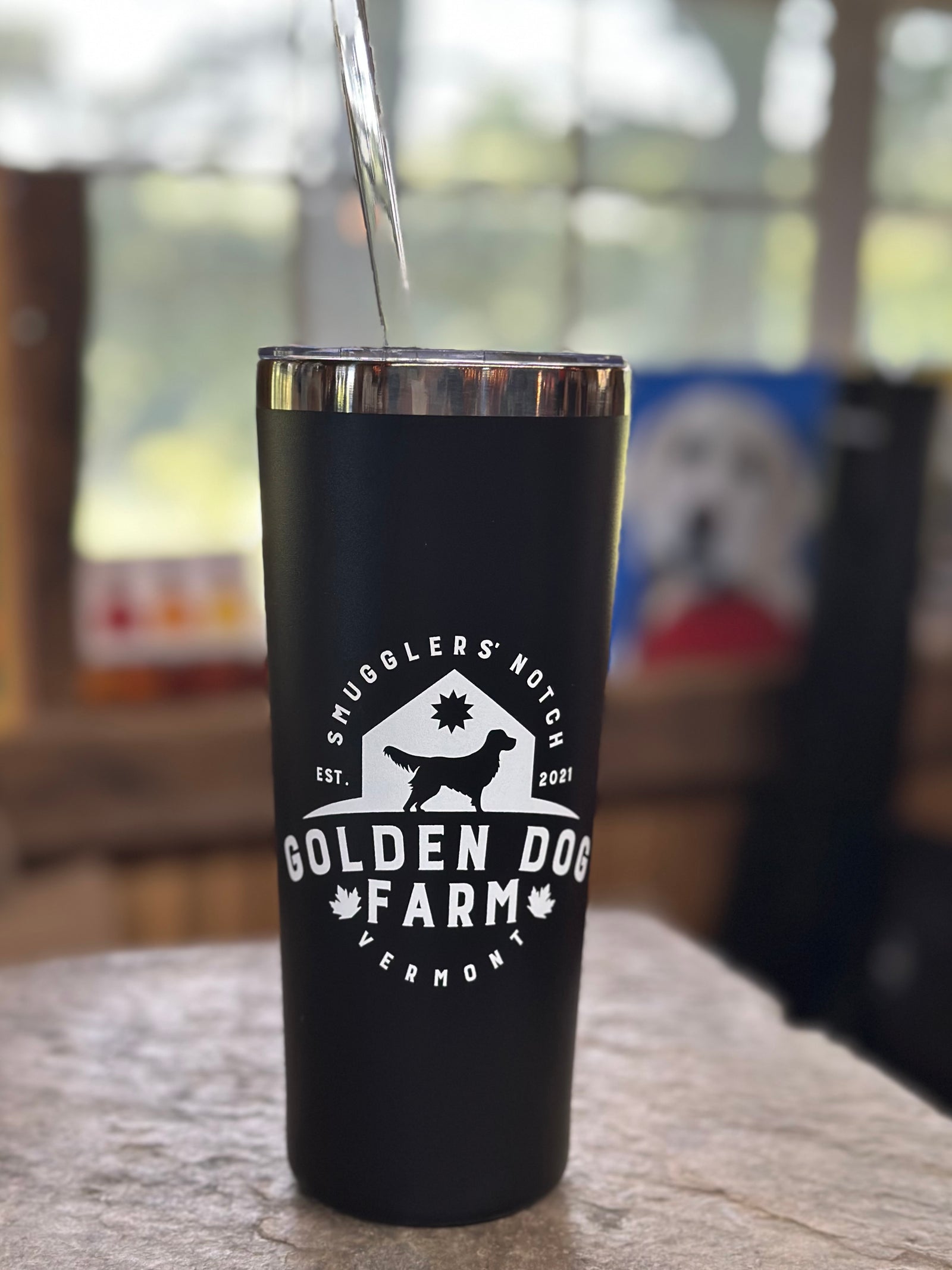 Golden Dog Farm Insulated Travel Tumbler