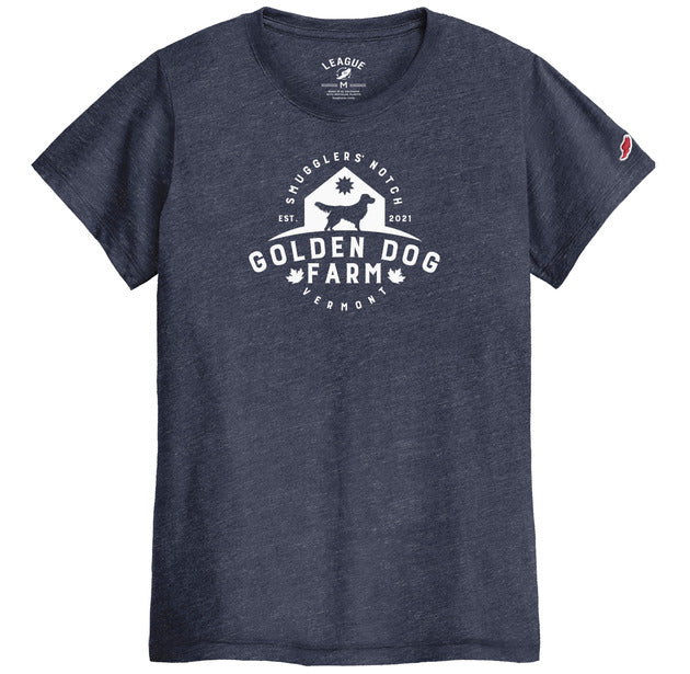 Women's Golden Dog Farm Short Sleeve T-shirt