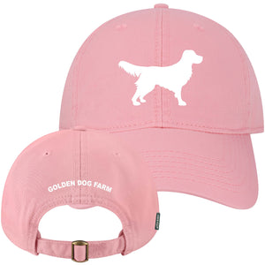 Golden Retriever Silhouette Hat