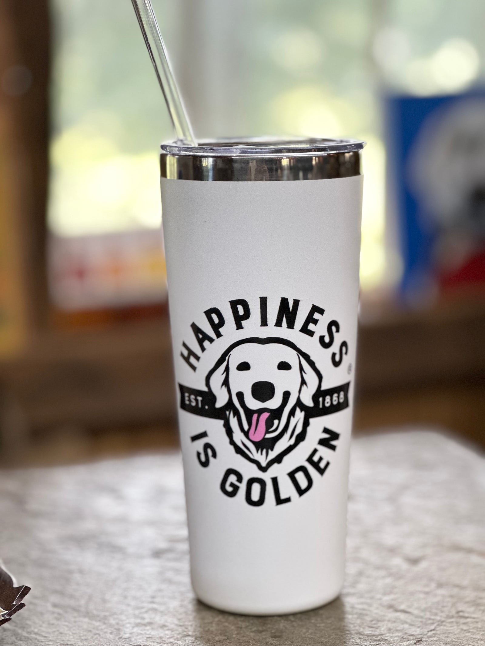 Happiness is Golden Insulated Travel Tumbler