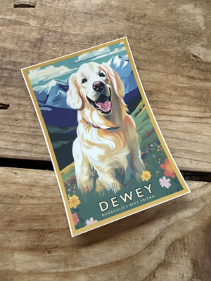 Golden Dog Farm Stickers