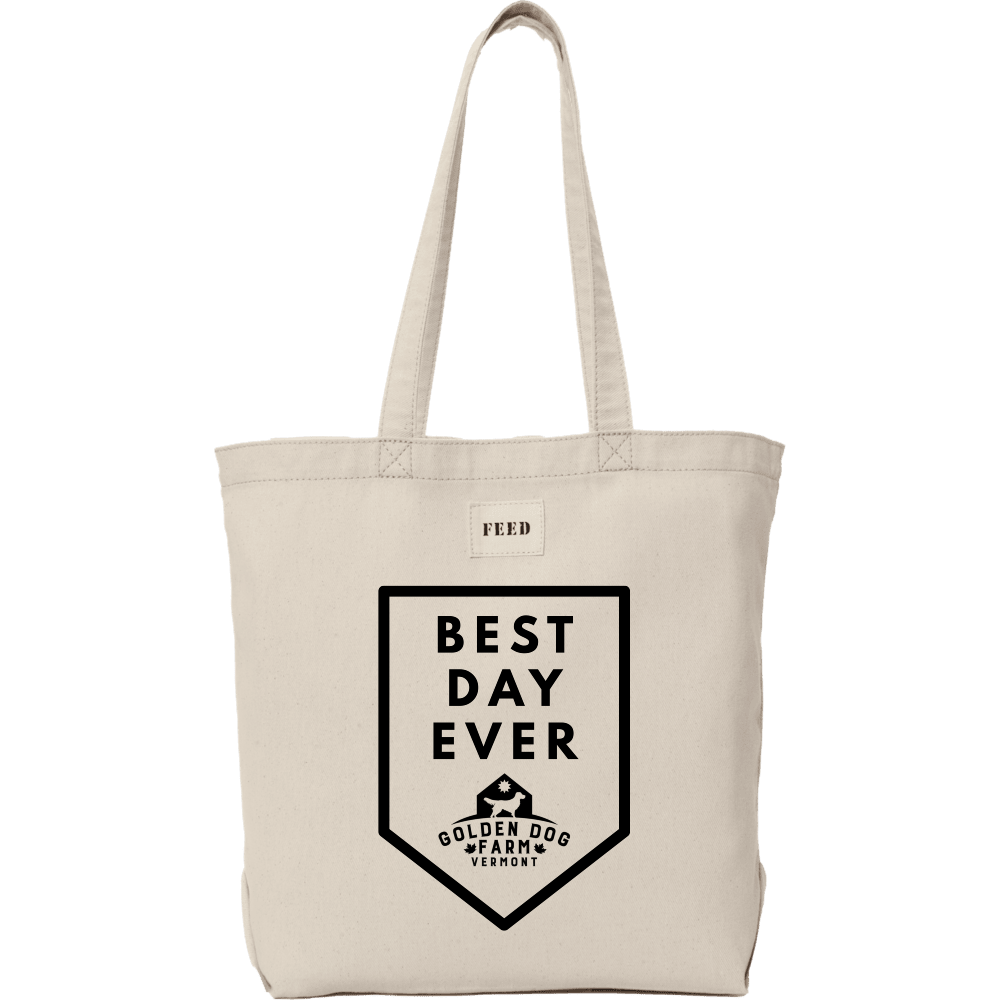 Best Day Ever Organic Cotton Tote x Feed