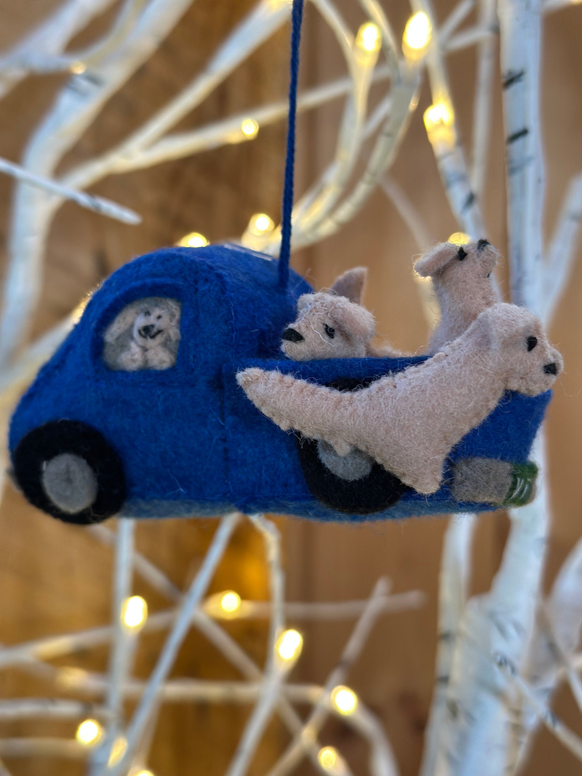 Truckload of Goldens Felt Ornament x Craftspring