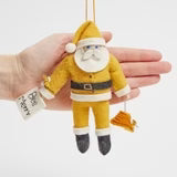 Santa Bee Felt Ornament x Craftspring