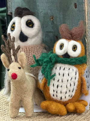 Woodland Creatures Felt Ornament