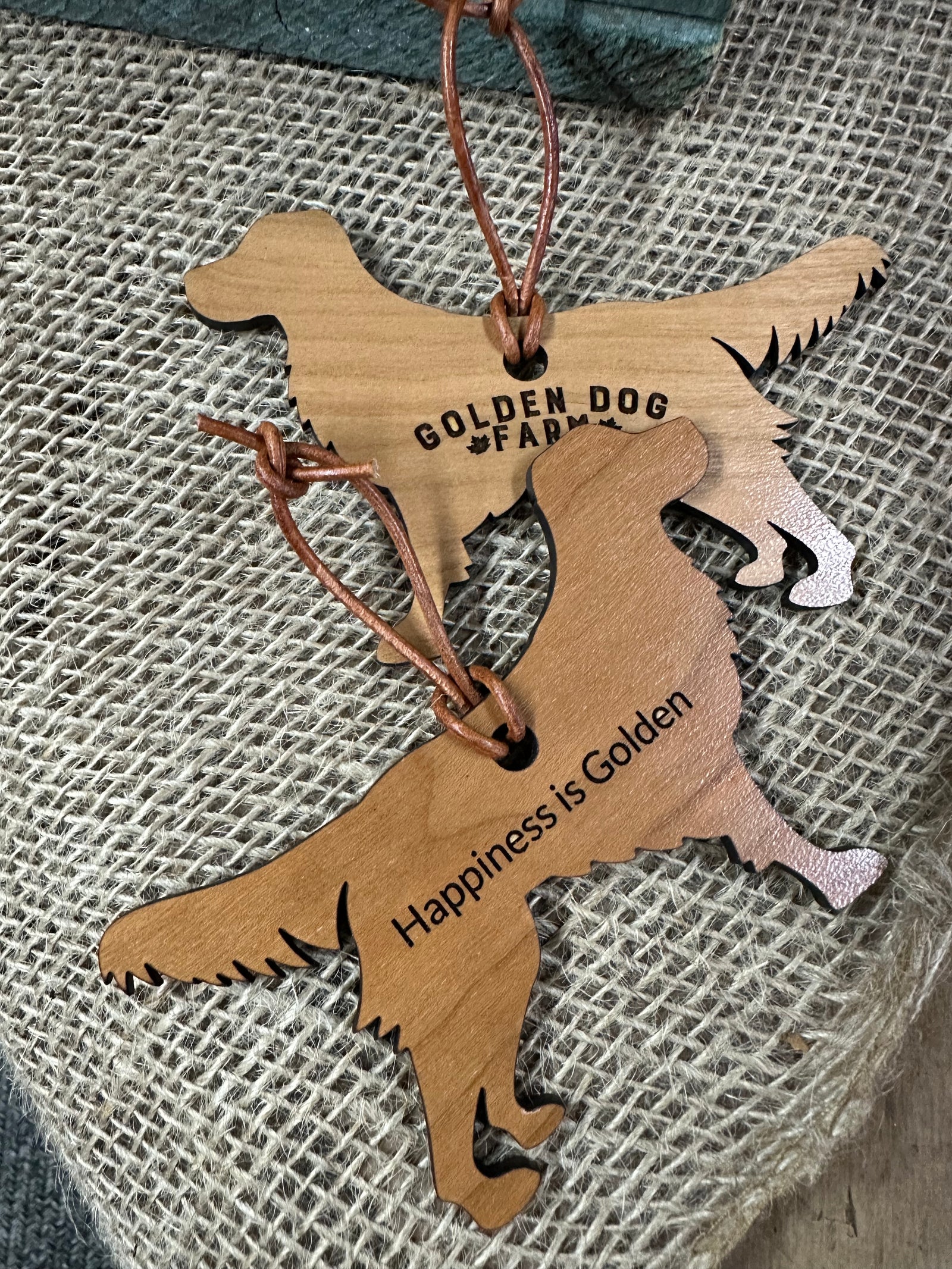 Golden Retriever Ornament/Gift Tag