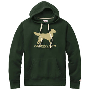 Golden Retriever Silhouette Hooded Sweatshirt