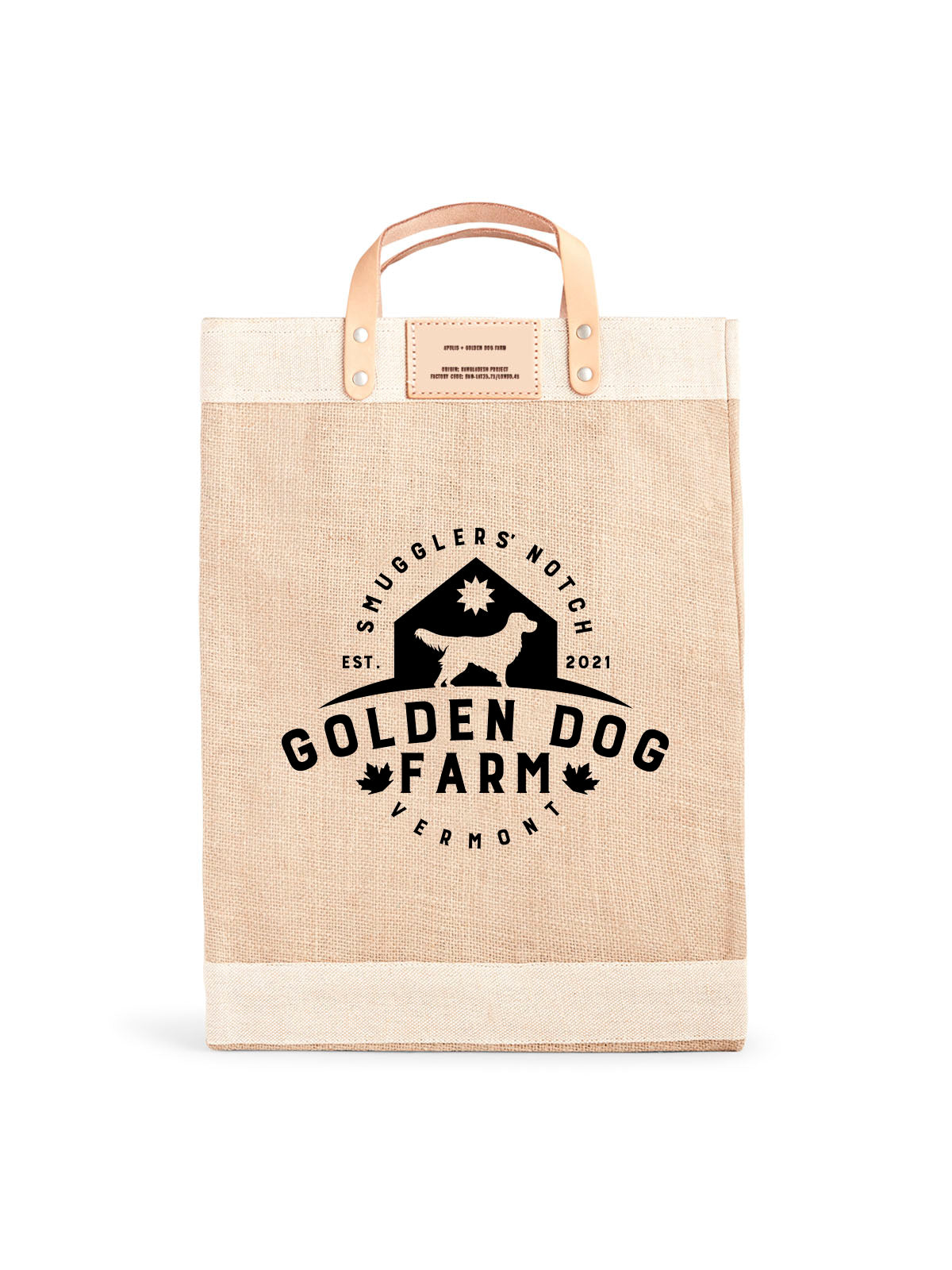 Golden Dog Farm Large Market Tote x Apolis