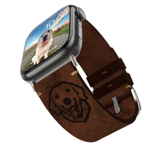 Golden Retriever Leather Watchband - Apple Watch