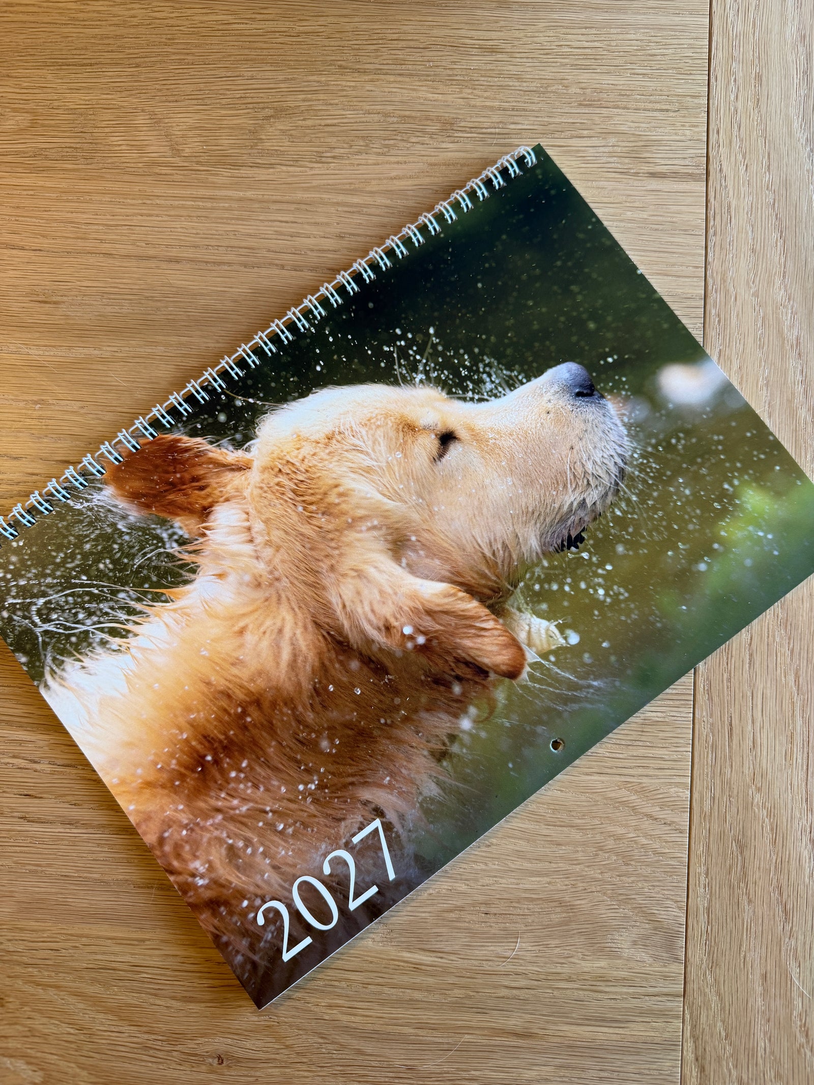 2027 Golden Dog Farm Calendar