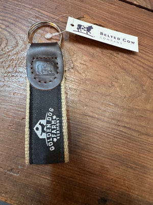 Golden Dog Farm x Belted Cow Key Fob
