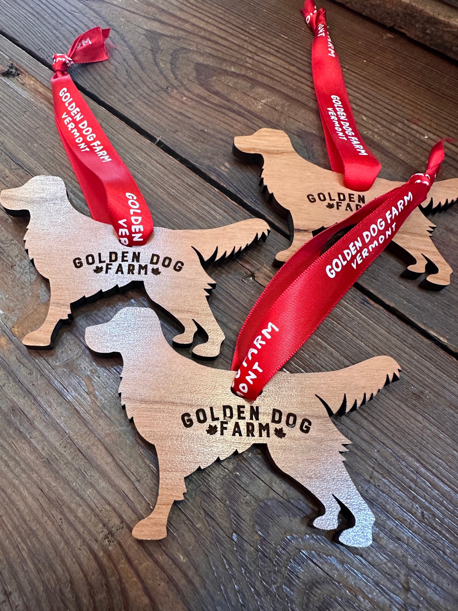 Golden Retriever Ornament/Gift Tag