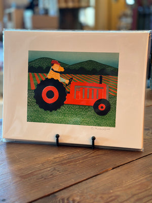Stephen Huneck "The Tractor"