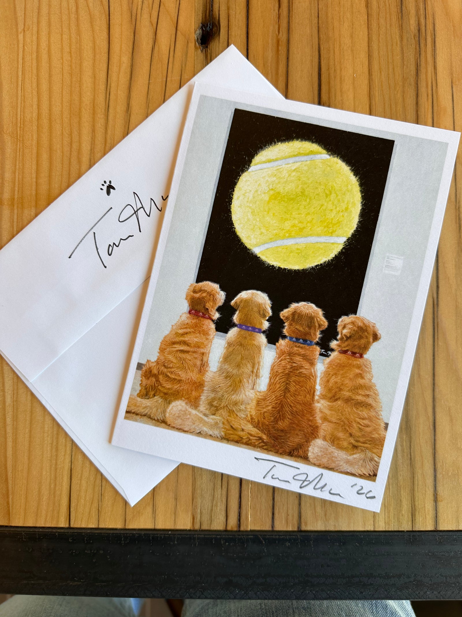 "A Dog at the Museum" Notecard x Tom Mosser