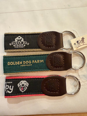 Golden Dog Farm X Belted Cow Key Fob