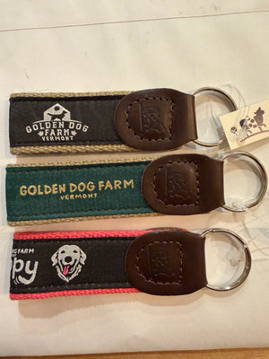 Golden Dog Farm X Belted Cow Key Fob