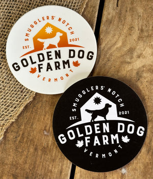 Golden Dog Farm Stickers