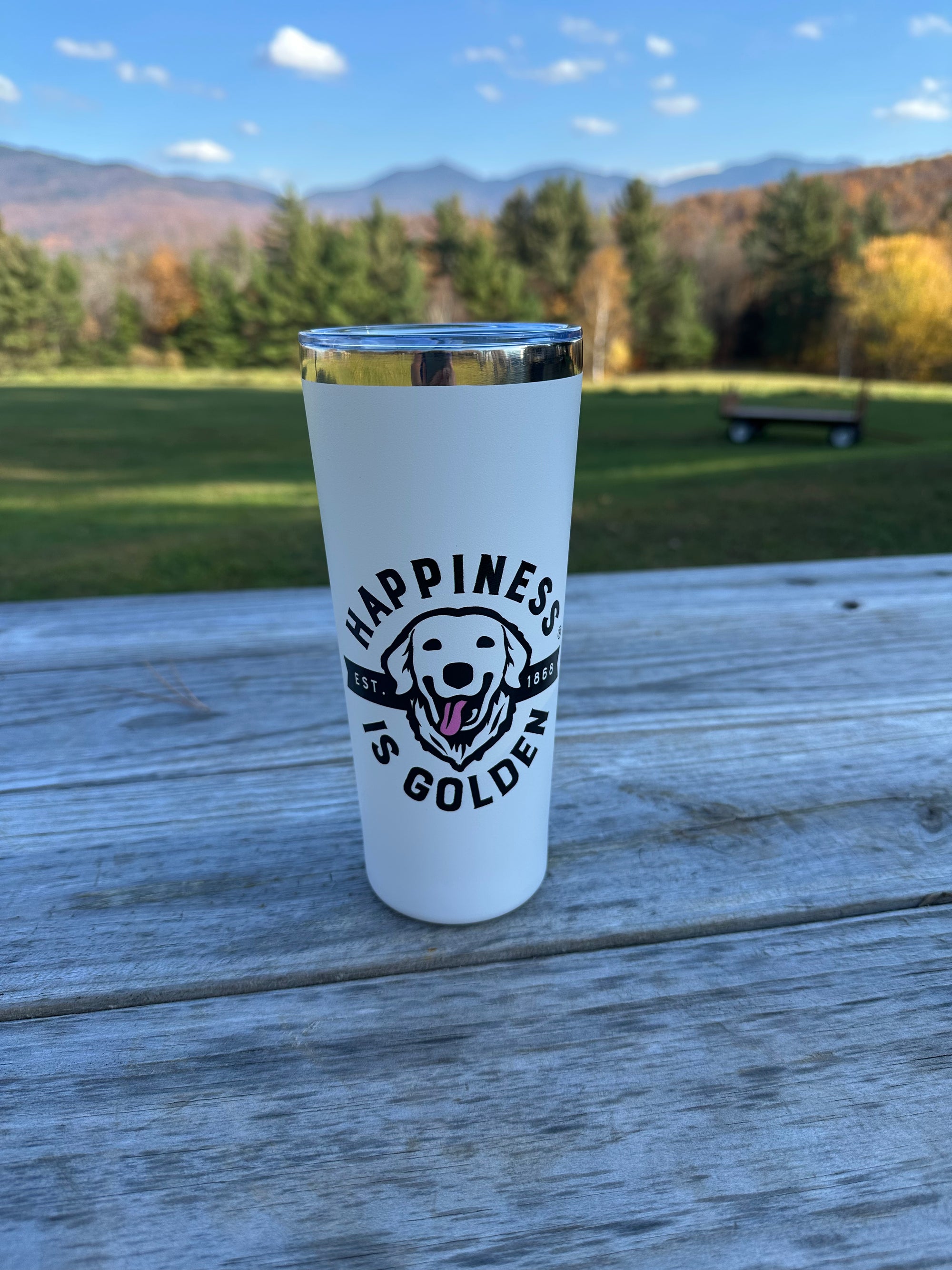 Happiness is Golden Insulated Travel Tumbler