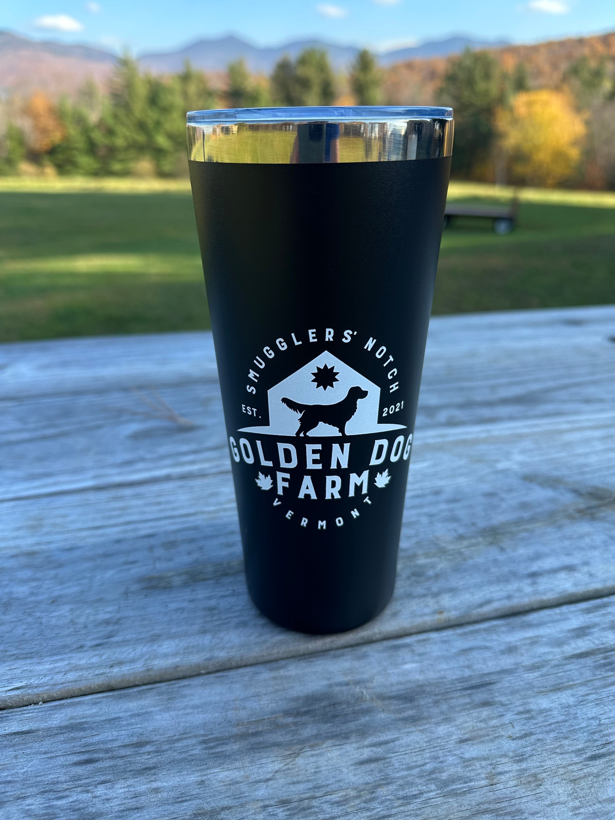 Golden Dog Farm Insulated Travel Tumbler