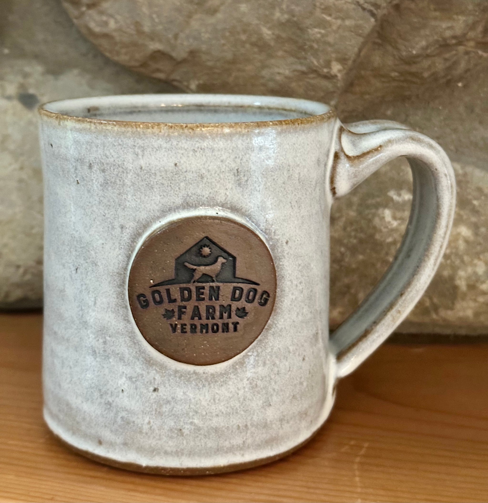Golden Dog Farm Stoneware Pottery Mug x Uphill Pottery