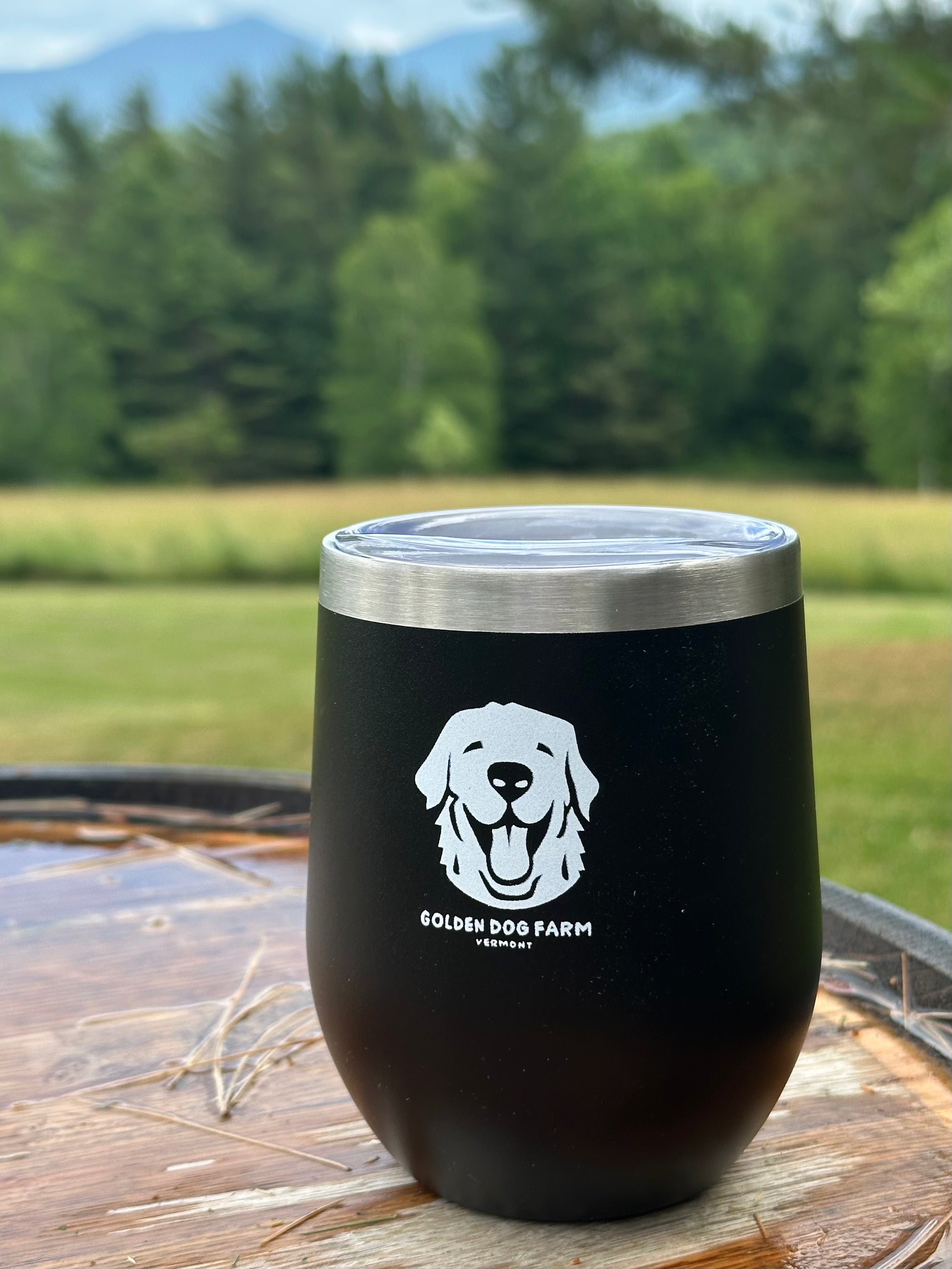 Golden Dog Insulated Stemless Tumbler