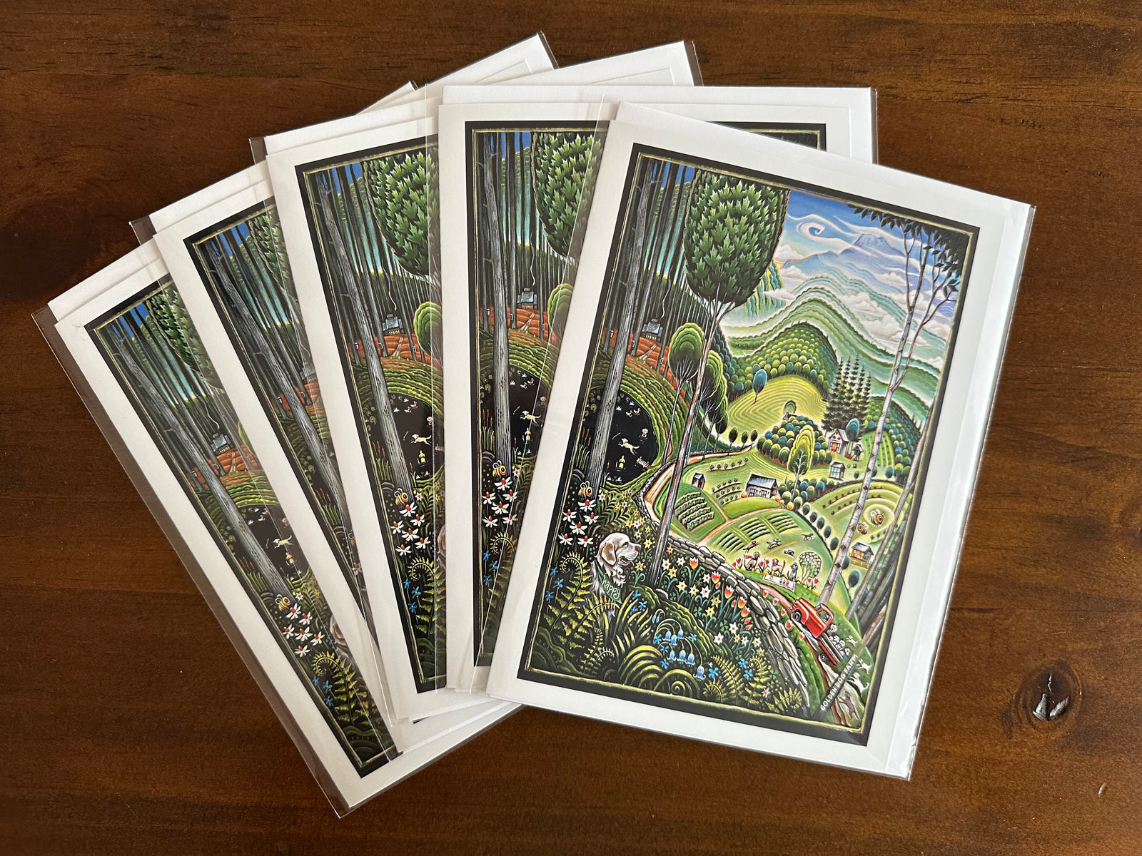 Farm Mural Notecard x Lantern Press