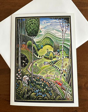 Farm Mural Notecard x Lantern Press