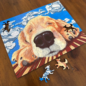 Golden Retriever Wooden Puzzle x Liberty Puzzles
