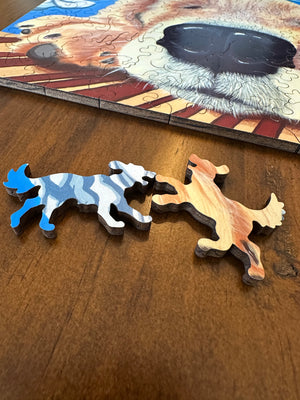 Golden Retriever Wooden Puzzle x Liberty Puzzles