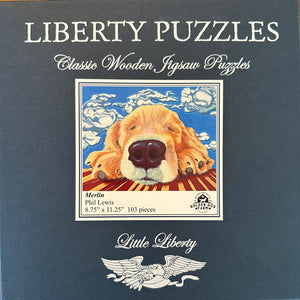 Golden Retriever Wooden Puzzle x Liberty Puzzles