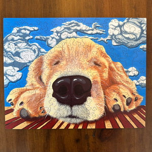 Golden Retriever Wooden Puzzle x Liberty Puzzles