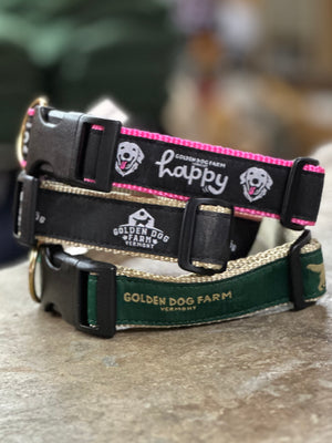 Golden Dog Farm Dog Quick Release Collars x Belted Cow Company