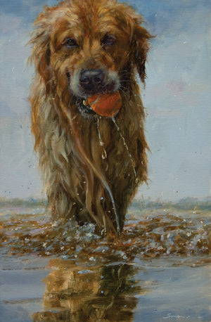 Brushstrokes of Happiness:  A Golden Retriever Focused Painting Retreat 8/25-8/27