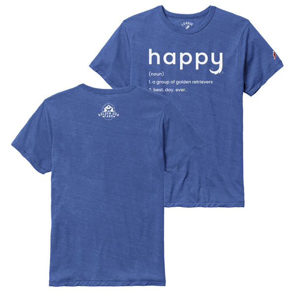 Happy Definition Tee - Golden Dog Farm LLC