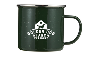 Golden Dog Farm Enameled Steel Campfire Mugs