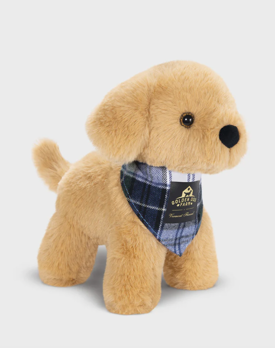 GDF Plush Golden x Vermont Teddy Bear - Golden Dog Farm LLC