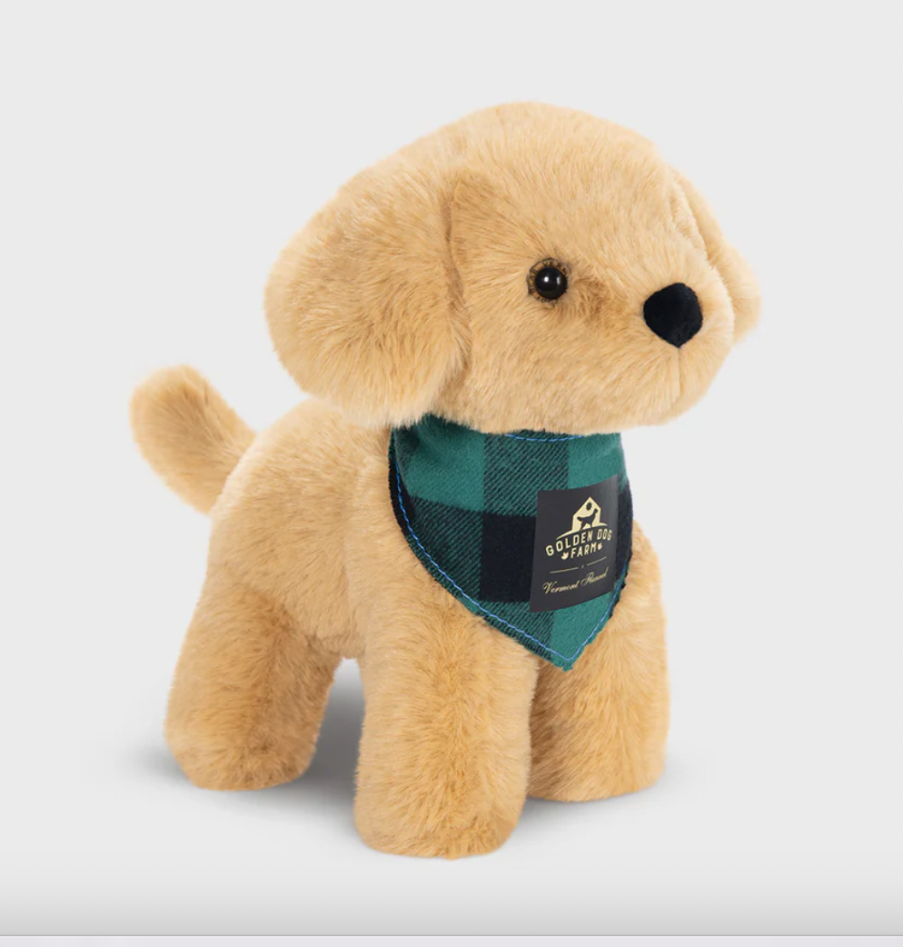 GDF Plush Golden x Vermont Teddy Bear - Golden Dog Farm LLC