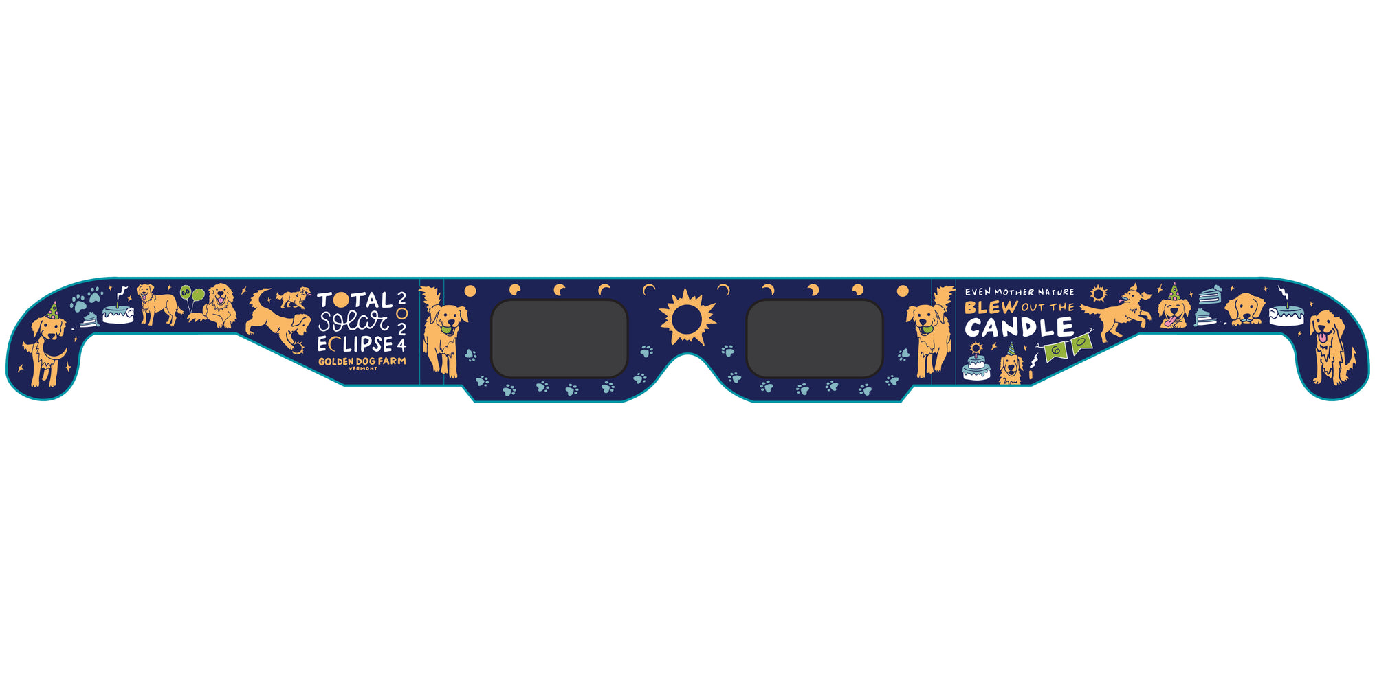 Golden Dog Farm Eclipse Glasses