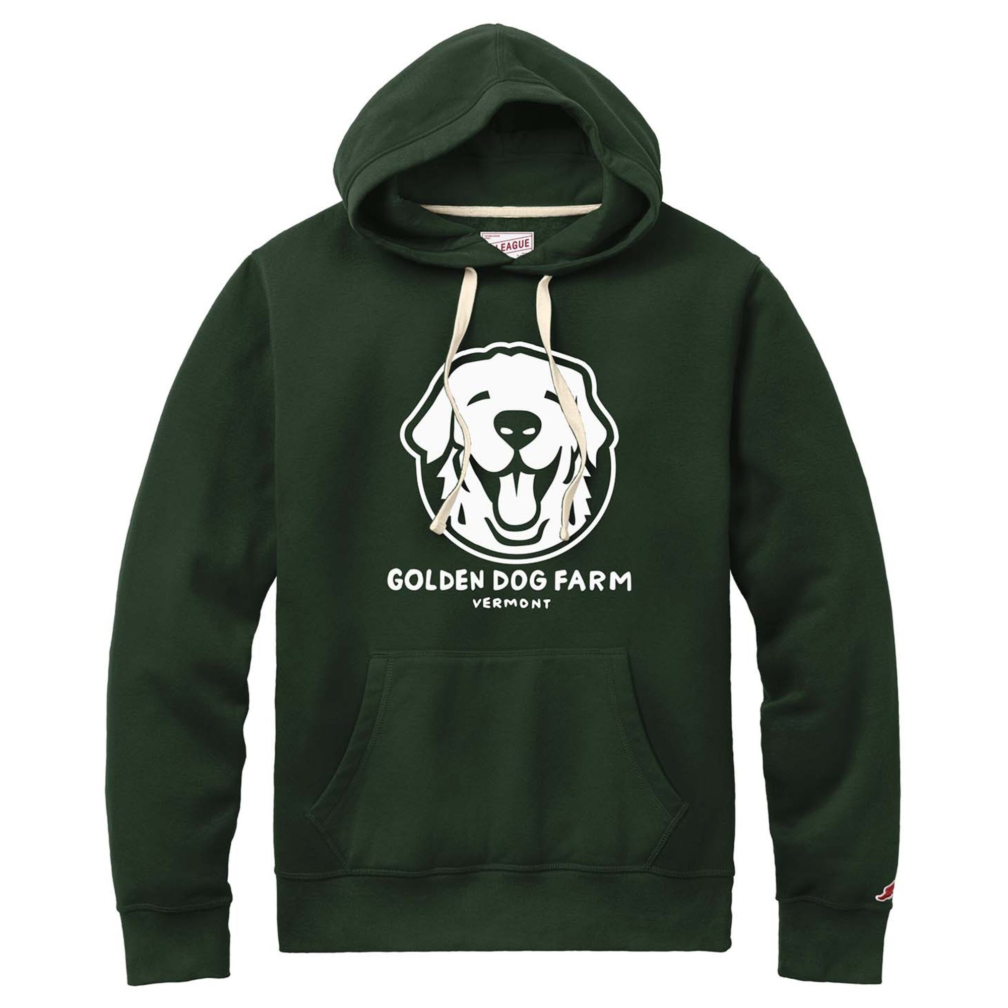 Laughing Dog Hooded Sweatshirt - Golden Dog Farm LLC