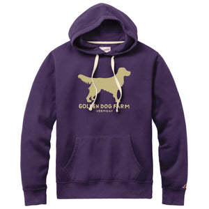 Golden Retriever Silhouette Hooded Sweatshirt