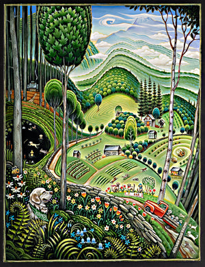 Farm Mural Playing Cards x Lantern Press