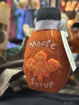 Maple Syrup Felt Ornament x Craftspring