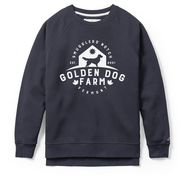 Golden Dog Farm Long Sleeve Women's Sweatshirts