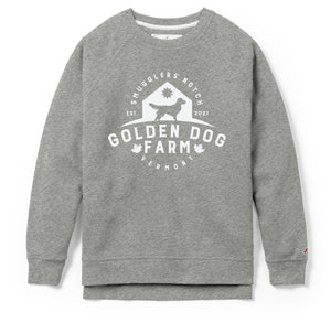 Golden Dog Farm Long Sleeve Women's Sweatshirts