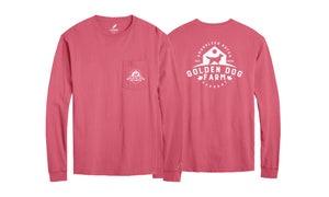 Golden Dog Men's Long Sleeve Pocket T-shirt